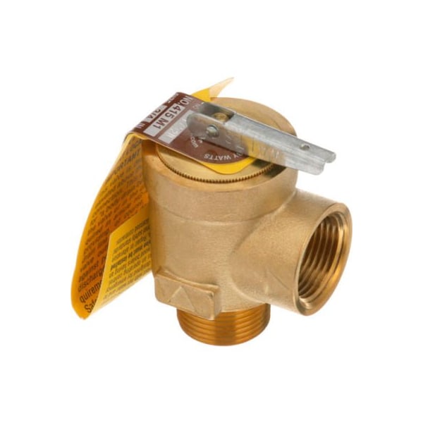 Allpoints 56-1354 15 PSI Bronze Steam Safety Relief Valve - 3/4" NPT, 450 lb./Hour